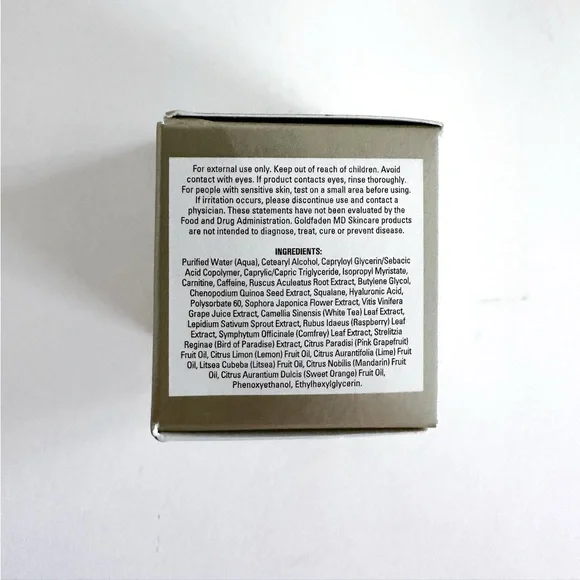 NIB Goldfaden MD Plant Profusion Energetic Eye Cream Full Size 0.5 ﬂ oz / 15 mL